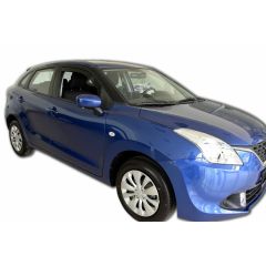 Heko Deflecteurs d'air Déflecteurs de Vent Compatible Avec Suzuki Baleno 5P. Berlina depuis 2016, Ensemble 2 pièces, Noir, Fumé, Aérodynamique, Montage facile