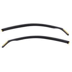 Heko Deflecteurs d'air Déflecteurs de Vent Compatible Avec Volkswagen Golf 6 5P. Berlina 2008-2013, Ensemble 4 pièces, Noir, Fumé, Aérodynamique, Montage facile