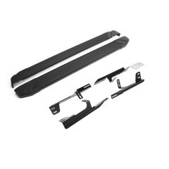 Marchepieds basic noir aluminium seuil avec Honda CR-V 2012-2016, 2 pièces Marchepied avec ABE certificat, Matériel de Montage
