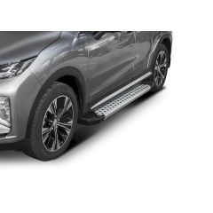 Marchelettes aluminium avancé seuil avec Mitsubishi Eclipse Cross depuis 2017, 2 pièces Marchepied avec ABE certificat, Matériel de Montage