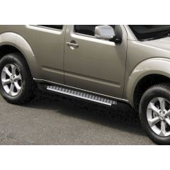 Marchelettes aluminium avancé seuil avec Nissan Pathfinder R51 2004-2013, 2 pièces Marchepied avec ABE certificat, Matériel de Montage