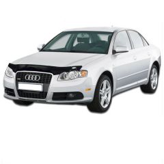 Bra Capot Déflecteur Protection Pour Audi A4 B7 2004-2007, Aérodynamique, Assemblage facile, Fumé, Mélange d'acrylique, Aucun perçage requis