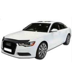Bra Capot Déflecteur Protection Pour Audi A6 C7 depuis 2011, Aérodynamique, Assemblage facile, Fumé, Mélange d'acrylique, Aucun perçage requis