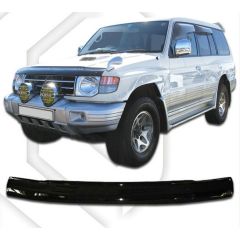 Bra Capot Déflecteur Protection Pour Mitsubishi PAJERO 1992-2000, Aérodynamique, Assemblage facile, Fumé, Mélange d'acrylique, Aucun perçage requis