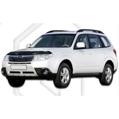 Bra Capot Déflecteur Protection Pour Subaru Forester 2008-2012, Aérodynamique, Assemblage facile, Fumé, Mélange d'acrylique, Aucun perçage requis