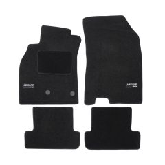 Logo Tapis De Sol Noir Velours Sur Mesure Pour Renault Megane 3 2008-2016, Ajustement précis, Base Antidérapante, Renforcée Dans la Zone de la Pédale
