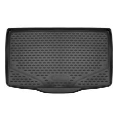 Tapis De Coffre Caoutchouc Premium Compatible Avec Fiat 500L depuis 2012, Protection pour Le Transport des Bagages, Bord Haut, Antidérapant, Inodore