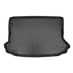 Tapis De Coffre Caoutchouc Premium Compatible Avec Ford Ecosport depuis 2014, Protection pour Le Transport des Bagages, Bord Haut, Antidérapant, Inodore