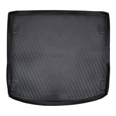Tapis De Coffre Caoutchouc Premium Compatible Avec Ford Focus 3 Break 2010-2018, Protection pour Le Transport des Bagages, Bord Haut, Antidérapant, Inodore