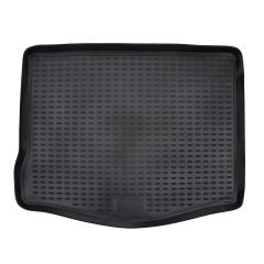 Tapis De Coffre Caoutchouc Premium Compatible Avec Ford Focus 2 5P. Berlina 2005-2010, Protection pour Le Transport des Bagages, Bord Haut, Antidérapant, Inodore