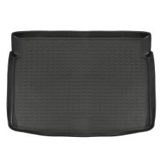 Tapis De Coffre Caoutchouc Premium Compatible Avec Peugeot 207 5P. Berlina 2006-2012, Protection pour Le Transport des Bagages, Bord Haut, Antidérapant, Inodore