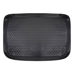 Tapis De Coffre Caoutchouc Premium Compatible Avec Renault Clio 4 3/5P. Berlina 2012-2019, Protection pour Le Transport des Bagages, Bord Haut, Antidérapant, Inodore