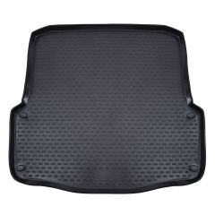 Tapis De Coffre Caoutchouc Premium Compatible Avec Skoda Octavia 2 Break 2004-2013, Protection pour Le Transport des Bagages, Bord Haut, Antidérapant, Inodore