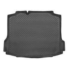 Tapis De Coffre Caoutchouc Premium Compatible Avec Skoda Rapid Liftback depuis 2017, Protection pour Le Transport des Bagages, Bord Haut, Antidérapant, Inodore