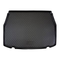 Tapis De Coffre Caoutchouc Premium Compatible Avec Toyota C-HR depuis 2016 Con Ruota Di Scorta, Protection pour Le Transport des Bagages, Bord Haut, Antidérapant, Inodore