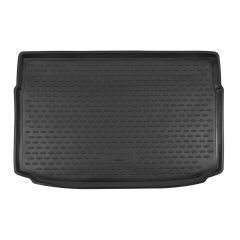 Tapis De Coffre Caoutchouc Premium Compatible Avec Volkswagen Polo 6 depuis 2017, Protection pour Le Transport des Bagages, Bord Haut, Antidérapant, Inodore