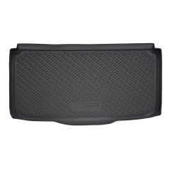 Tapis De Coffre En Caoutchouc TPE Toutes Saisons Pour Fiat 500L depuis 2012, Bord Haut, Noir, Antidérapant, Toutes Saisons, Adapté Animaux de Compagnie