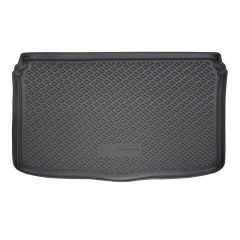 Tapis De Coffre En Caoutchouc TPE Toutes Saisons Pour Fiat 500X depuis 2014, Bord Haut, Noir, Antidérapant, Toutes Saisons, Adapté Animaux de Compagnie