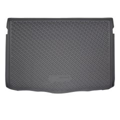 Tapis De Coffre En Caoutchouc TPE Toutes Saisons Pour Fiat Tipo 5P. Berlina depuis 2015, Bord Haut, Noir, Antidérapant, Toutes Saisons, Adapté Animaux de Compagnie