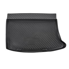 Tapis De Coffre En Caoutchouc TPE Toutes Saisons Pour Hyundai I30 3 / 5P. Berlina 2007-2012, Bord Haut, Noir, Antidérapant, Toutes Saisons, Adapté Animaux de Compagnie