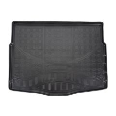 Tapis De Coffre En Caoutchouc TPE Toutes Saisons Pour Kia Cee'D / Pro Cee'D 5P. Berlina 2012-2018, Bord Haut, Noir, Antidérapant, Toutes Saisons, Adapté Animaux de Compagnie