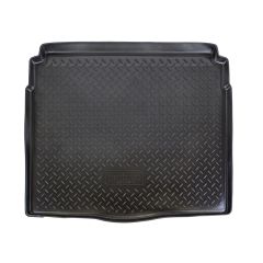 Tapis De Coffre En Caoutchouc TPE Toutes Saisons Pour Opel Astra J 3/5 5P. Berlina 2009-2015, Bord Haut, Noir, Antidérapant, Toutes Saisons, Adapté Animaux de Compagnie