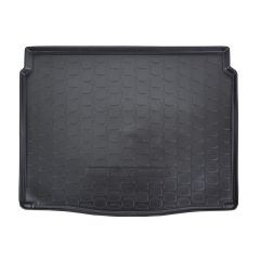 Tapis De Coffre En Caoutchouc TPE Toutes Saisons Pour Renault Megane 4 5P. Berlina depuis 2016, Bord Haut, Noir, Antidérapant, Toutes Saisons, Adapté Animaux de Compagnie