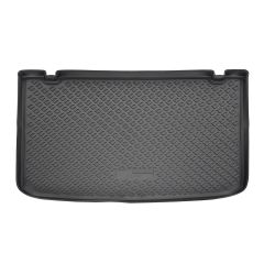 Tapis De Coffre En Caoutchouc TPE Toutes Saisons Pour Renault Clio 4 3/5P. Berlina 2012-2019, Bord Haut, Noir, Antidérapant, Toutes Saisons, Adapté Animaux de Compagnie