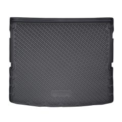 Tapis De Coffre En Caoutchouc TPE Toutes Saisons Pour Seat Tarraco depuis 2018 7 Posti, 3 A Fila Abbattuta, Bord Haut, Noir, Antidérapant, Toutes Saisons, Adapté Animaux de Compagnie