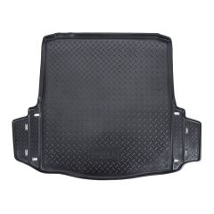 Tapis De Coffre En Caoutchouc TPE Toutes Saisons Pour Skoda Octavia 2 Break 2004-2013, Bord Haut, Noir, Antidérapant, Toutes Saisons, Adapté Animaux de Compagnie