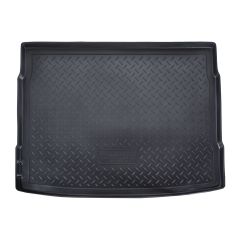 Tapis De Coffre En Caoutchouc TPE Toutes Saisons Pour Volkswagen Golf 5 V, 6 3 / 5P. Berlina 2003-2013, Bord Haut, Noir, Antidérapant, Toutes Saisons, Adapté Animaux de Compagnie