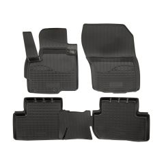 Tapis De Sol En Caoutchouc TPE Toutes Saisones Pour Citroen C-Crosser 2007-2012, Système de Fixation, Bord Haut, Noir, Antidérapant, Toutes Saisons