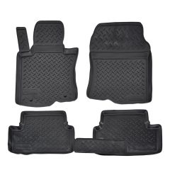 Tapis De Sol En Caoutchouc TPE Toutes Saisones Pour Honda Accord 2008-2013, Système de Fixation, Bord Haut, Noir, Antidérapant, Toutes Saisons