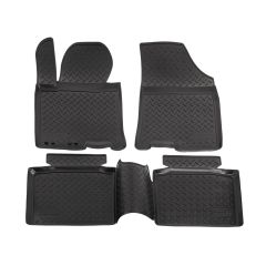 Tapis De Sol En Caoutchouc TPE Toutes Saisones Pour Hyundai I40 depuis 2011, Système de Fixation, Bord Haut, Noir, Antidérapant, Toutes Saisons