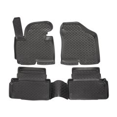 Tapis De Sol En Caoutchouc TPE Toutes Saisones Pour Hyundai Ix35 2010-2015, Système de Fixation, Bord Haut, Noir, Antidérapant, Toutes Saisons