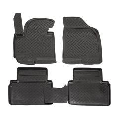 Tapis De Sol En Caoutchouc TPE Toutes Saisones Pour Kia Sportage SL 2010-2015, Système de Fixation, Bord Haut, Noir, Antidérapant, Toutes Saisons