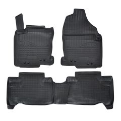 Tapis De Sol En Caoutchouc TPE Toutes Saisones Pour Lexus NX 2014-2021, Système de Fixation, Bord Haut, Noir, Antidérapant, Toutes Saisons