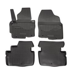 Tapis De Sol En Caoutchouc TPE Toutes Saisones Pour Mazda CX-5 2012-2017, Système de Fixation, Bord Haut, Noir, Antidérapant, Toutes Saisons