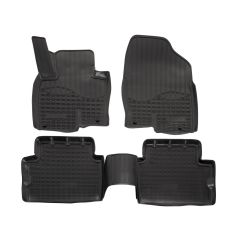 Tapis De Sol En Caoutchouc TPE Toutes Saisones Pour Mazda CX-5 depuis 2017, Système de Fixation, Bord Haut, Noir, Antidérapant, Toutes Saisons