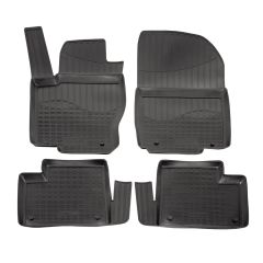 Tapis De Sol En Caoutchouc TPE Toutes Saisones Pour Mercedes GLE W166 / C292 2012-2019, Système de Fixation, Bord Haut, Noir, Antidérapant, Toutes Saisons