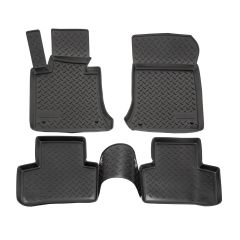 Tapis De Sol En Caoutchouc TPE Toutes Saisones Pour Mercedes GLK X204 2008-2015, Système de Fixation, Bord Haut, Noir, Antidérapant, Toutes Saisons