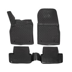 Tapis De Sol En Caoutchouc TPE Toutes Saisones Pour Opel Astra J 2009-2015, Système de Fixation, Bord Haut, Noir, Antidérapant, Toutes Saisons