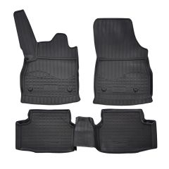 Tapis De Sol En Caoutchouc TPE Toutes Saisones Pour Opel Astra K 2015-2021, Système de Fixation, Bord Haut, Noir, Antidérapant, Toutes Saisons