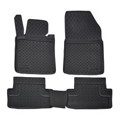 Tapis De Sol En Caoutchouc TPE Toutes Saisones Pour Peugeot 508 2011-2018, Système de Fixation, Bord Haut, Noir, Antidérapant, Toutes Saisons