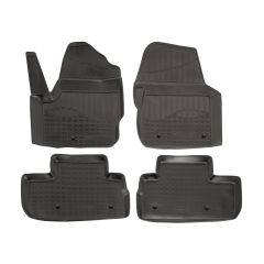 Tapis De Sol En Caoutchouc TPE Toutes Saisones Pour Land Rover Freelander 2 2006-2014, Système de Fixation, Bord Haut, Noir, Antidérapant, Toutes Saisons