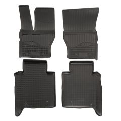 Tapis De Sol En Caoutchouc TPE Toutes Saisones Pour Land Rover Range Rover Velar depuis 2017, Système de Fixation, Bord Haut, Noir, Antidérapant, Toutes Saisons