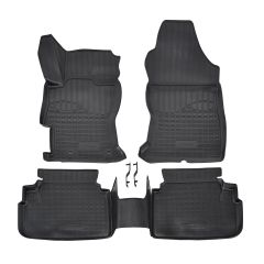 Tapis De Sol En Caoutchouc TPE Toutes Saisones Pour Subaru XV depuis 2017, Système de Fixation, Bord Haut, Noir, Antidérapant, Toutes Saisons