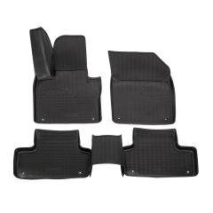 Tapis De Sol En Caoutchouc TPE Toutes Saisones Pour Volvo XC60 2 depuis 2016, Système de Fixation, Bord Haut, Noir, Antidérapant, Toutes Saisons