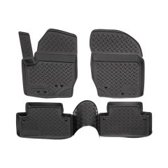 Tapis De Sol En Caoutchouc TPE Toutes Saisones Pour Volvo XC90 2002-2015, Système de Fixation, Bord Haut, Noir, Antidérapant, Toutes Saisons