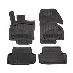 Tapis De Sol En Caoutchouc TPE Toutes Saisones Pour Volkswagen Golf 7 2012-2019, Système de Fixation, Bord Haut, Noir, Antidérapant, Toutes Saisons